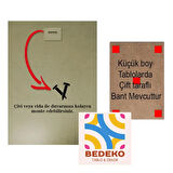 Bedeko Su Kaplumbağası Resimli Ahşap Tablo