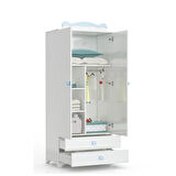 PATİKO BABYSUN BDLP 058 2 KAPILI 2 ÇEKMECELİ DOLAP
