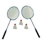 Badminton Seti Metal 2 Raket 3 Top