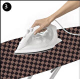 GERCELLA KİNG XSMALL (120x45 cm) KAHVE ÜTÜ MASASI KILIFI BEZİ ÖRTÜSÜ IRONING COVER EV GEREÇLERİ