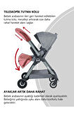 Neva Yeni Nesil Çift Yönlü Kabin Boy Bebek Arabası Tek Elle Katlanılabilen Seyahat Sistem Araba
