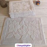 %100 PAMUKLU, TEKLİ, 50X70 CM EBATLARINDA, AYAK HAVLU PASPASI
