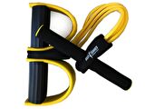 Body Trimmer 4 Lastikli Egzersiz Aleti El Ayak Direnç Yayı Lastiği Sarı