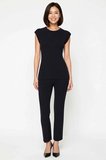 Kadın İnce Triko Bluz Pantolon Takımı Bisiklet Yaka Fitted Kesim Rahat Günlük Kombinli Set Modern
