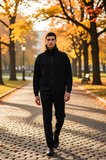 Erkek Kapüşonlu Düşük Kol Oversize Fermuarlı Sweatshirt Fonksiyonel Dayanıklı Kaliteli Şık