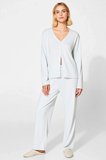 Kadın Gömlek Yaka Standart Kol Regular Kalıp Örme Pijama Takımı Fonksiyonel Dayanıklı Spor