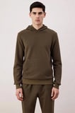 Erkek Kapüşonlu Standart Kol Ottoman Dokuma Regular Kalıp Sweatshirt Fonksiyonel Dayanıklı