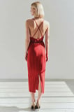 Kadın Triko Maxi Elbise Kare Yaka Kolsuz Bodycon Kalıp Düz Desen Şık
