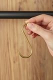 8 cm Gold S Kanca - 20’lİ Avantaj Paketi - Çok Amaçlı Dekoratif Askı