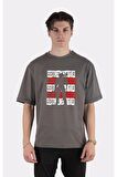 Füme %100 Pamuk Bisiklet Yaka Oversize T-shirt I'm A Goblin Slayer, I'll Slay All Goblin