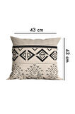 Modern Tasarım Çift Tarafı Baskılı 43x43 Dekoratif 4'lü Koltuk Yastık Kılıfı Kırlent Kılıfı Seti 