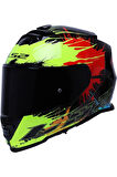 Storm 2 Drop Full Face  Motosiklet Kaskı Siyah Camlı