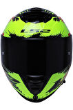 Storm 2 Drop Full Face  Motosiklet Kaskı Siyah Camlı