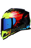 Storm 2 Drop Full Face  Motosiklet Kaskı Mavi Camlı