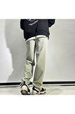 Yanları Şerit Detaylı Erkek Baggy Eşofman Altı