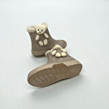 KIZ ÇOCUK BEJ AYICIKLI KAYMAZ TABAN BOT