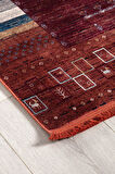 Artemis Halı Bella 06475A Bordo Terra Bohem Retro Tarz İpek Halı