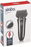 Sinbo SS-4075 Sakal Traş Makinesi - 8 saat şarj Bağımsız hareket eden çift başlık