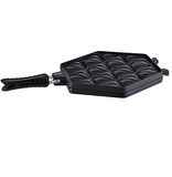 Sinbo Sp-1000-33 Çift Tarafli Tava, 33 Cm Waffle tavası