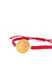ÖZDEN KUYUMCUSU KIRMIZI İPLİ ÇEYREKLİ BİLEKLİK