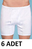 Berrak 1055 -  2XL-60 - 6 ADET Erkek Pamuklu Klasik Paçalı Külot