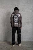 Paradise Baskılı Kapüşonlu Sweat - Gri