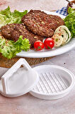 1 Adet Hamburger ve Köfte Kalıbı Köfte Presi Şekillendirici Burger Press Pratik Köfte Yapma Aparatı