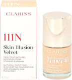 Clarins Skin Illusion Velvet 111N 30 ml Matlaştırıcı Fondöten