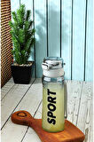 BEYAZ SPORT Sporcu Öğrenci 700 ml SULUK Matara %100 Sızdırmaz Kilitli İpli ÜST Kalite BPA İçermez