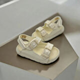 ÇOCUK UNISEX BEJ SANDALET