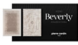 Pierre Cardin Beverly BF03A Krem Gri Akrilik Yumuşak Dokulu Klasik Eskitme Halı