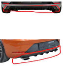  Seat Leon Mk3.5 2018-2020 Cupra Sağ-Sol Açık Difüzör (Plastik) (( egzozlar hariç ))