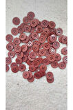 KAHVERENGİ  TRENÇKOT DÜĞMESİ. 20MM 32 BOY   20 ADET