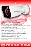BAYICAM 4 Kameralı Kare 4 Dış Kamera Set 100 GB HDD Full HD Gece Görüşlü Güvenlik Kamerası Sistemi