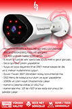 BAYICAM 2 Kameralı Uzay 2 Dış Kamera Set 100 GB HDD Full HD Gece Görüşlü Güvenlik Kamerası Sistemi