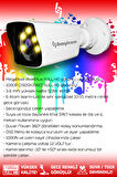 BAYICAM 2 Kameralı Kare 2 Dış Kamera Set 500 GB HDD Full HD Renkli Gece Görüşlü Güvenlik Kamerası Sistemi