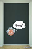 Bizerk Görsel Eğitici Formül Einstein Çocuk Odası Kreş Anaokulu Duvar Yapışkanı Sticker