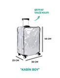 Şeffaf Valiz&Bavul Kılıfı, Kolay Temizlenebilir