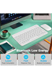 Kablosuz Bluetooth Türkçe Q Klavye ve Mouse Seti Ios/AndroidTablet Telefon Uyumlu Şarjlı