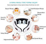 Manyetik ve Elektrikli Boyun Masaj Cihazı Yüksek Düşük Ayar Seçenekleri ve Ergonomik Tasarım