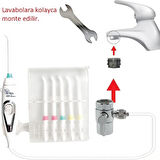 Dental Irrigador Ağız Sulama Pilsiz ve Elektriksiz Ağız Duşu Askılıklı Aile Boyu