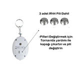 Kişisel Güvenlik Alarmı 110dB Yüksek Ses Acil Durum Alarmı-Yeni Nesil Deprem Düdüğü - Enkaz Butonu