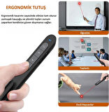 Kablosuz Lazerli Sunum Kumandası Çok Fonksiyonlu Lazer Pointer Ergonomik Gelişmiş Sunum Deneyimi