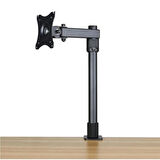 Ayarlanabilir Masaüstü Monitör Lcd, Led Tv Standı Vesa Uyumlu Ergonomik Ve Çelik Sağlam Siyah