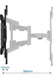NB P6 LCD LED OLED 40"–80" Uyumlu, Ultra Ince Tv Askı Aparatı Profosyonel Hareketli Tv Askı Aparatı