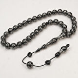 Oltu Taşı Küre Kesim Petek İşleme Oltu Taşı Tespih