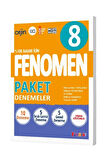8. Sınıf Tüm Dersler Paket Denemeler (10 DENEME) - Fenomen Okul Yayınları