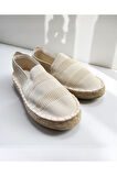 Basic Hasır Detaylı Erkek Espadril