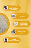 Kaymaz Tabanlı Kesme Kabartmalı Salon Koridor Mutfak Halısı 5036GLD Gold