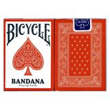 Bicycle Bandana Red (Kırmızı) Oyun Kağıdı iskambil Kartları